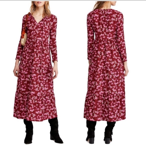 New Free People Tiers of Joy Maxi Dress - Picture 2 of 7